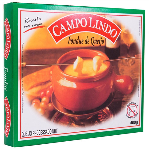 Fondue Queijo Gruyere Campo Lindo 400g