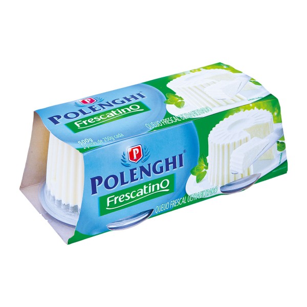 Encontraproduto.com.br - Queijo Polenghi Frescatino Tradicional 250g com 2 Unidades