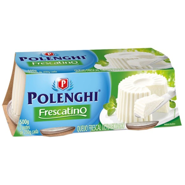 Encontraproduto.com.br - Queijo Polenghi Frescatino Tradicional 250g com 2 Unidades