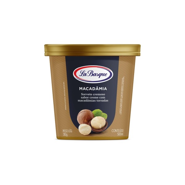 Encontraproduto.com.br - Sorvete La Basque Macadâmia 500ml