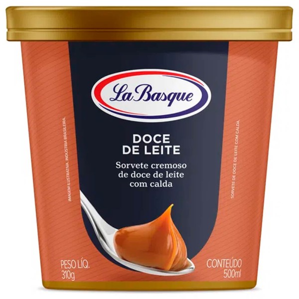 Encontraproduto.com.br - Sorvete de Doce de Leite La Basque 500ml