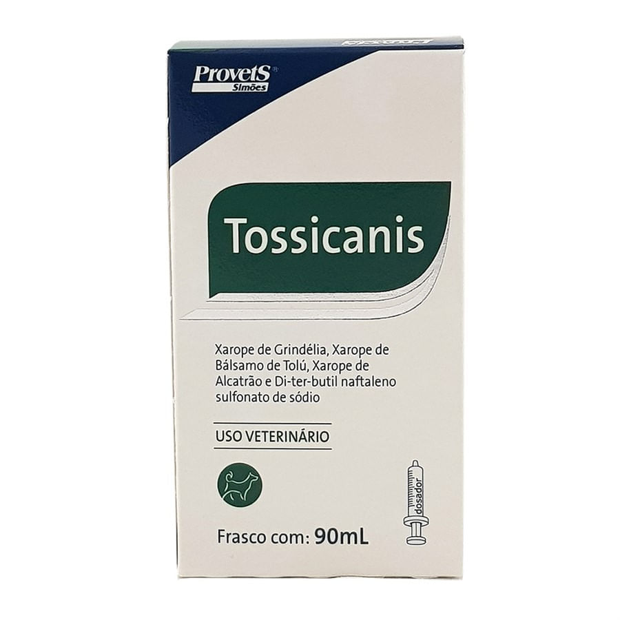 Encontraproduto.com.br - Tossicanis Xarope 90ml Provets Expectorante
