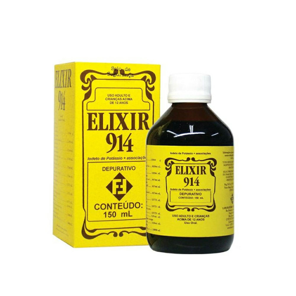 Encontraproduto.com.br - Elixir 914 Solução Oral Frasco 150ml