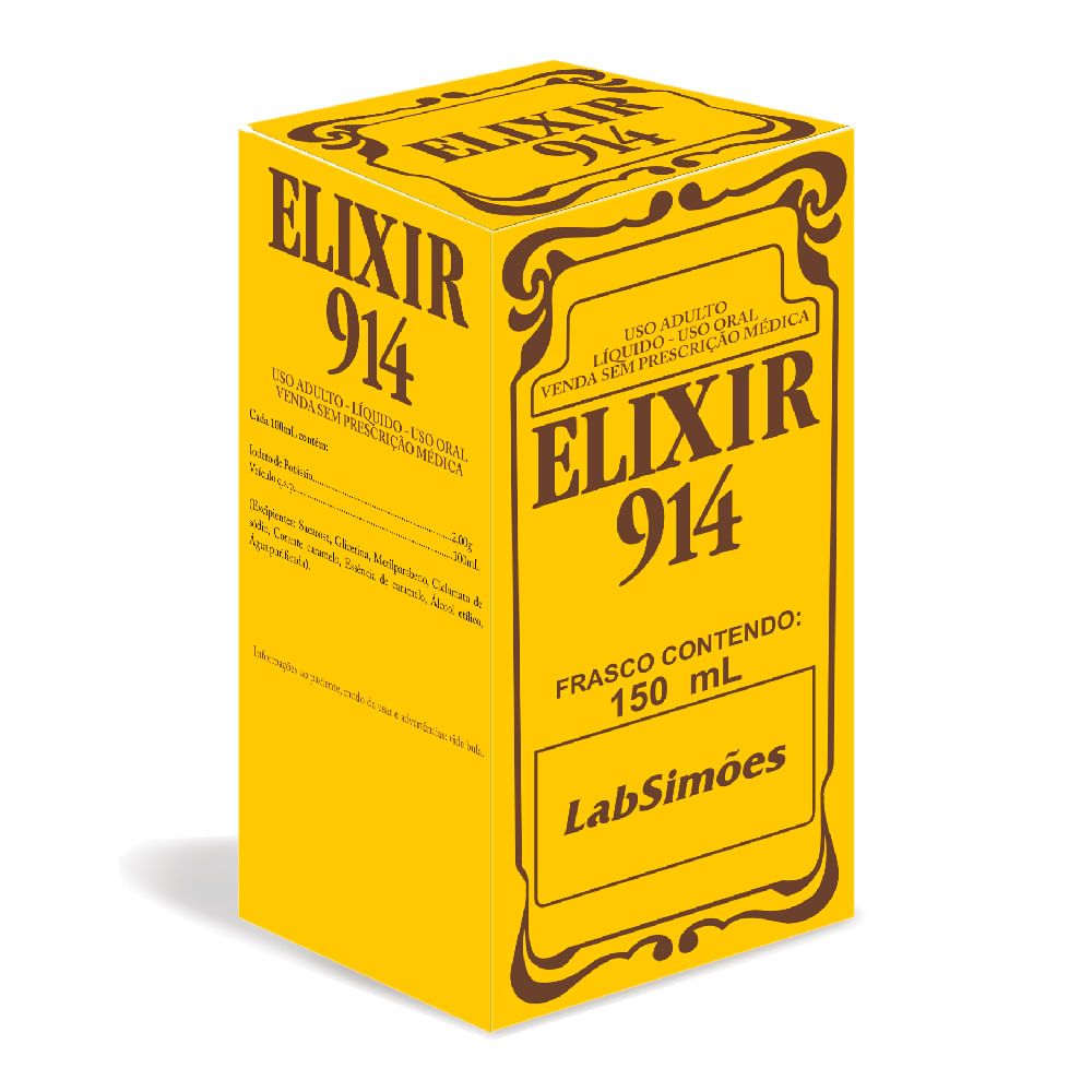 Encontraproduto.com.br - Elixir 914 Solução Oral Frasco 150ml