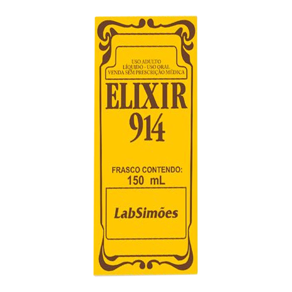 Encontraproduto.com.br - Elixir 914 Solução Oral Frasco 150ml