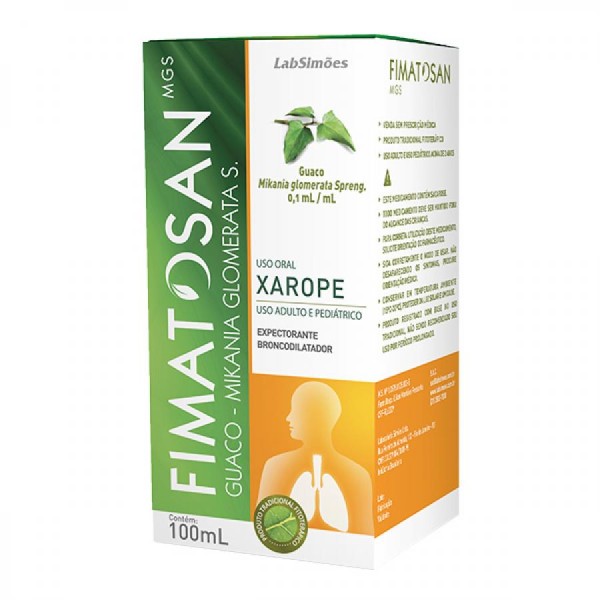 Encontraproduto.com.br - Xarope Fimatosan Mgs 100ml