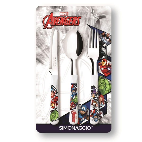 Faqueiro com 3 Peças Avengers VingadoresEtihome