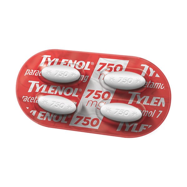 Encontraproduto.com.br - Tylenol 75mg 4 Comprimidos