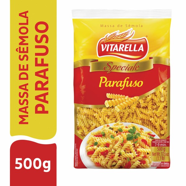Encontraproduto.com.br - Macarrão de Sêmola Vitarella Parafuso Speciale 500 g