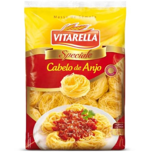 Encontraproduto.com.br - Macarrão Cabelo de Anjo Vitarella de Sêmola 500 g