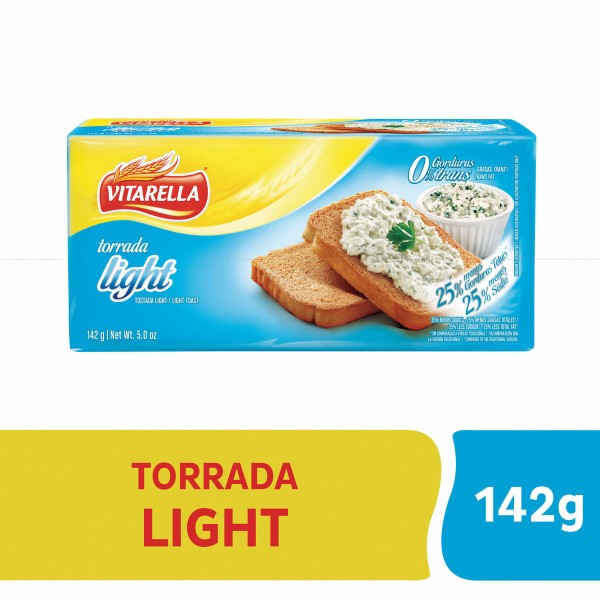 Encontraproduto.com.br - Torrada Vitarella Light 142g