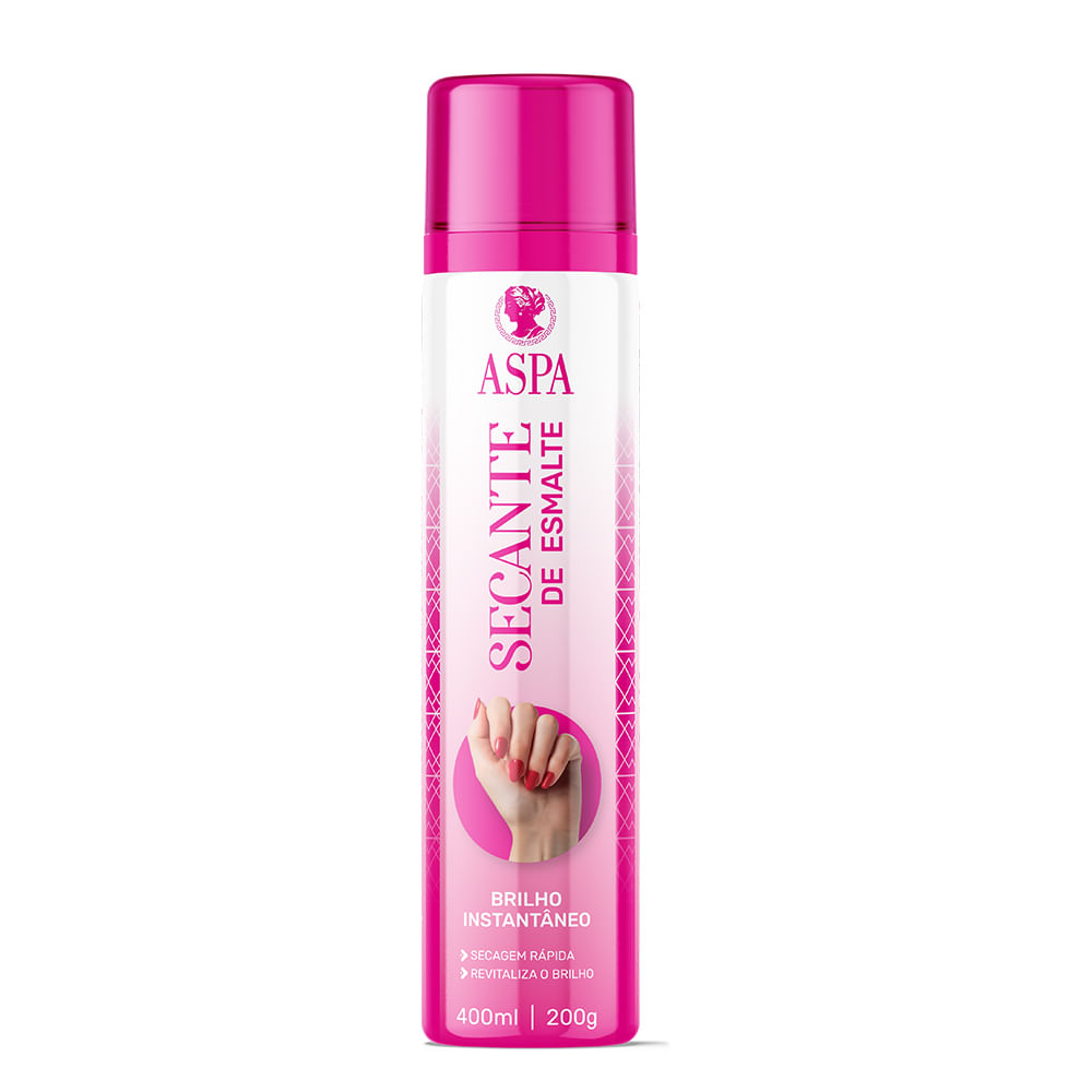 Encontraproduto.com.br - Aspa Spray Secante De Esmalte Unhas Com Mais Brilho