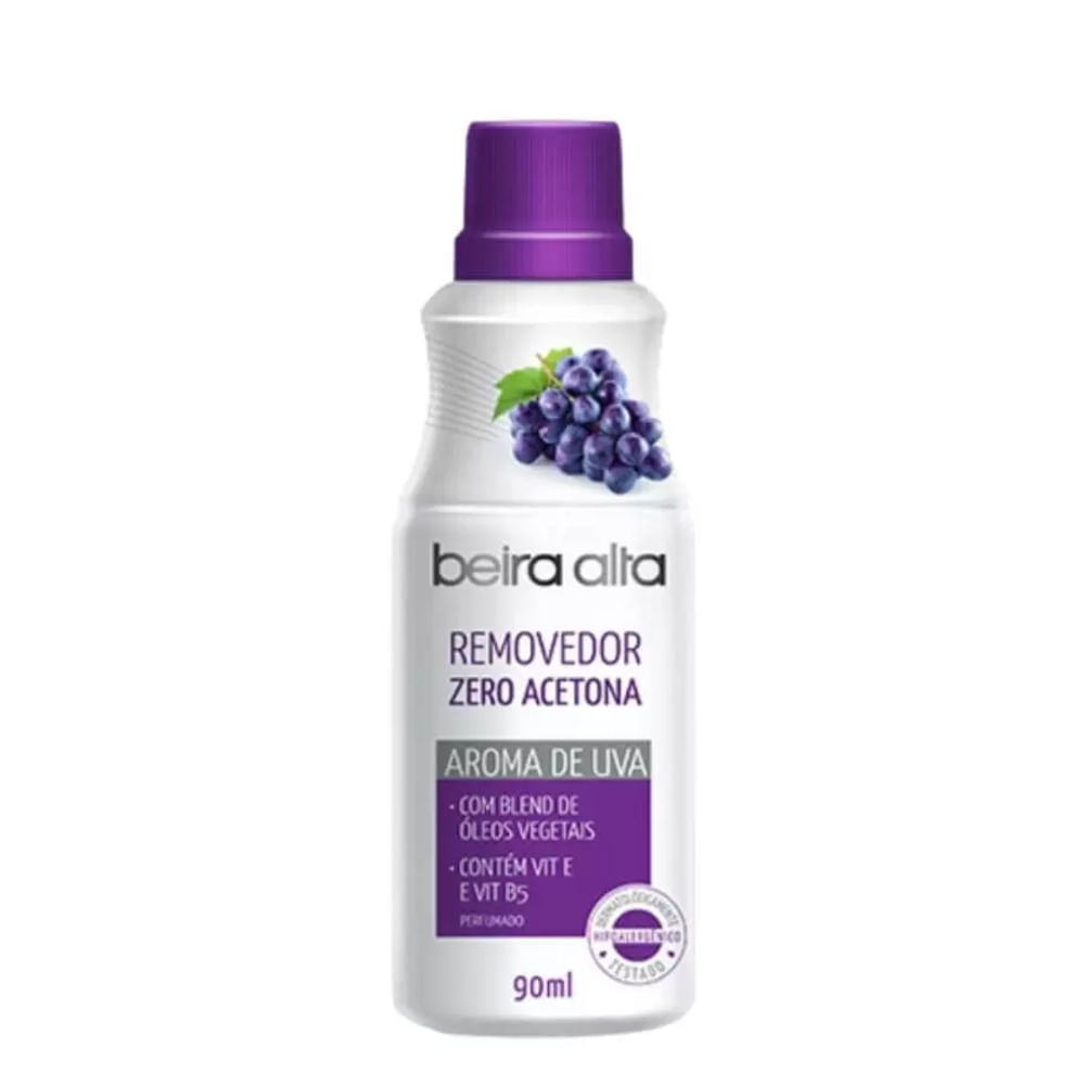 Encontraproduto.com.br - Removedor de Esmalte Beira Alta Sem Acetona Frasco com 90ml
