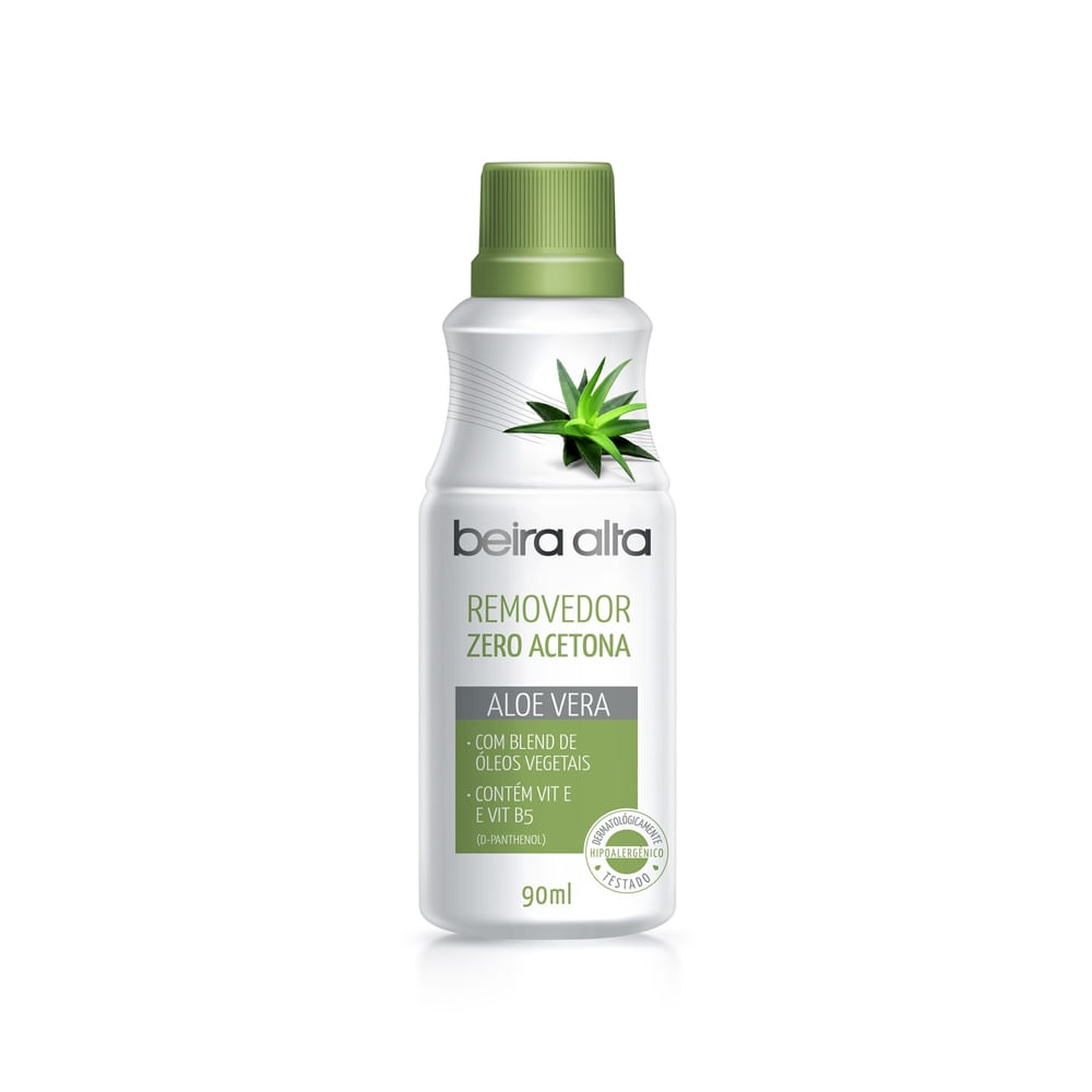 Encontraproduto.com.br - REMOVEDOR BEIRA ALTA S/ACETONA ALOE VERA 90ML