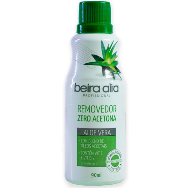 Encontraproduto.com.br - REMOVEDOR BEIRA ALTA S/ACETONA ALOE VERA 90ML