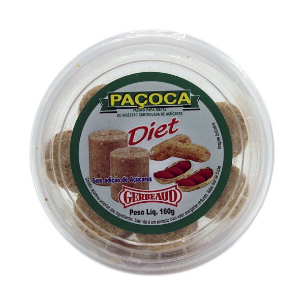 Encontraproduto.com.br - Paçoca Diet Gerbeaud 160g