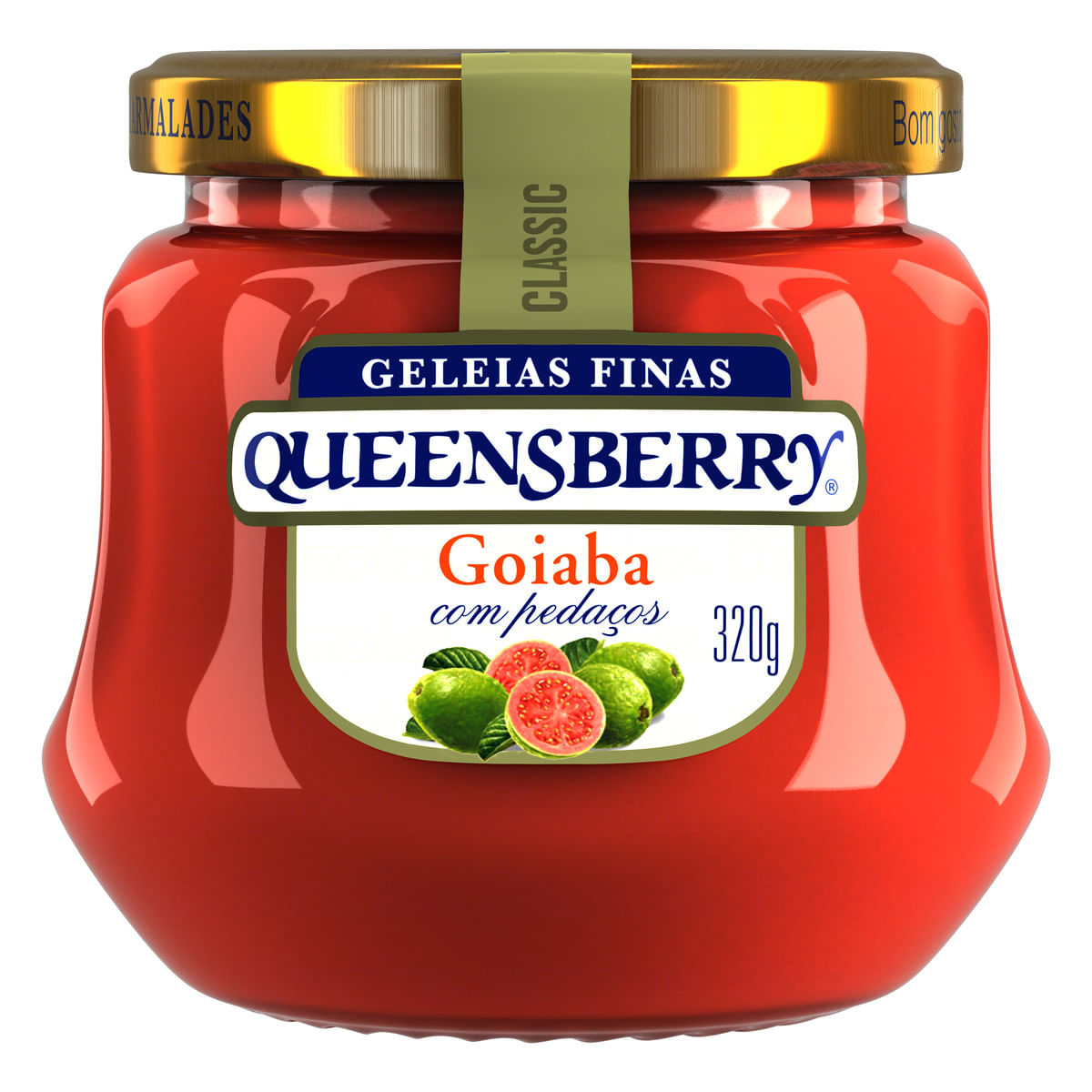 Encontraproduto.com.br - Geleia Goiaba Queensberry Classic Vidro 320g