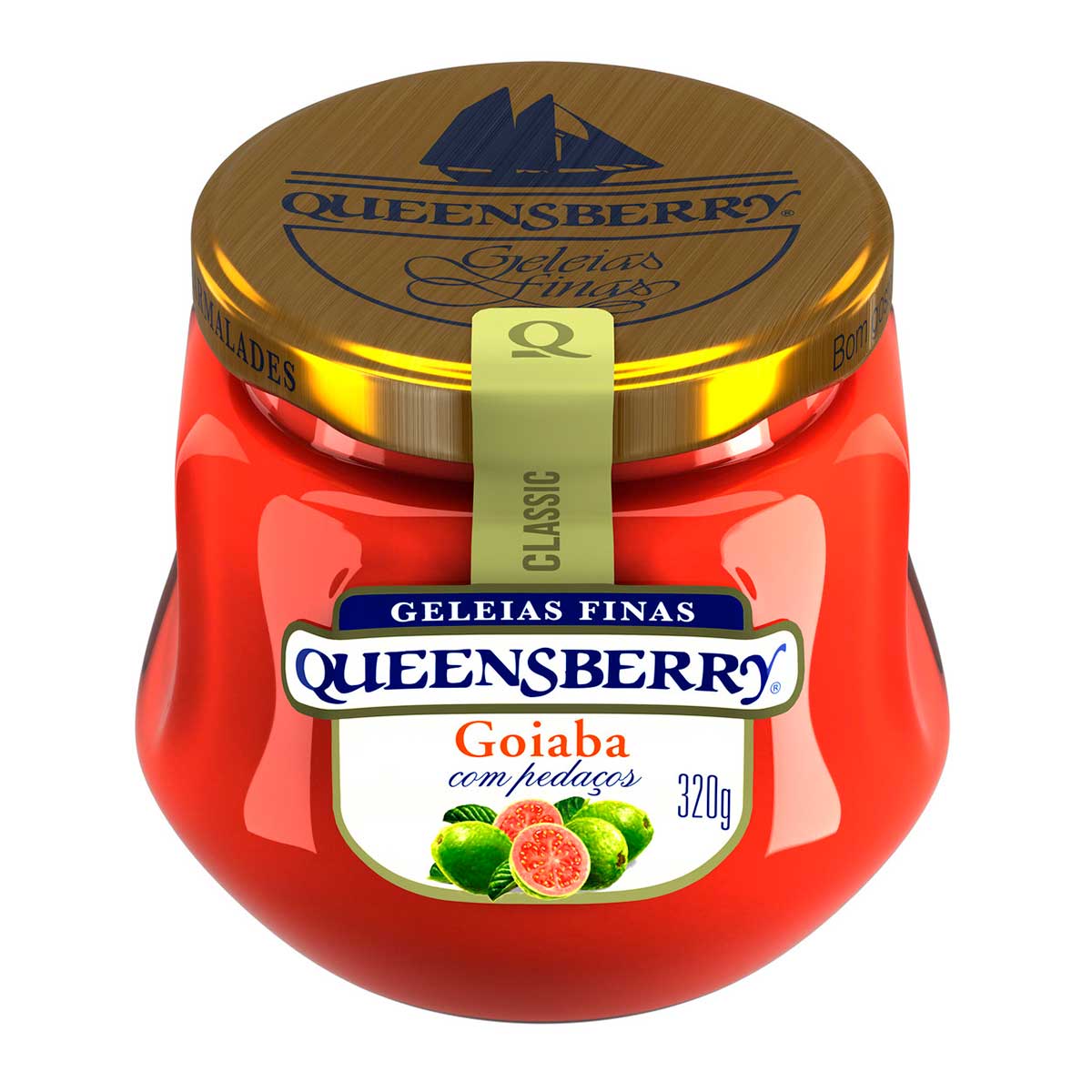 Encontraproduto.com.br - Geleia Goiaba Queensberry Classic Vidro 320g