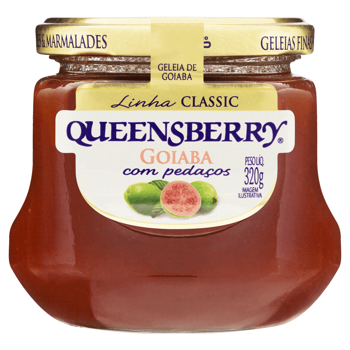 Encontraproduto.com.br - Geleia Goiaba Queensberry Classic Vidro 320g