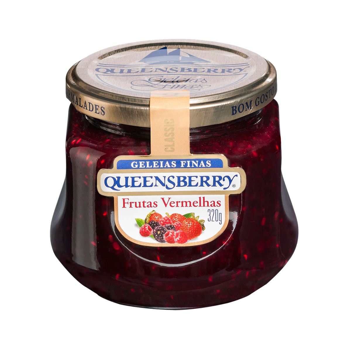 Encontraproduto.com.br - Geleia Queensberry Frutas Vermelhas Vidro com 320g