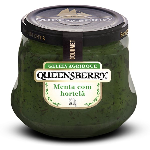 Encontraproduto.com.br - Geleia Agridoce Menta com Hortelã Queensberry Gourmet Vidro 320g