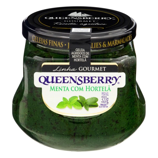 Encontraproduto.com.br - Geleia Agridoce Menta com Hortelã Queensberry Gourmet Vidro 320g