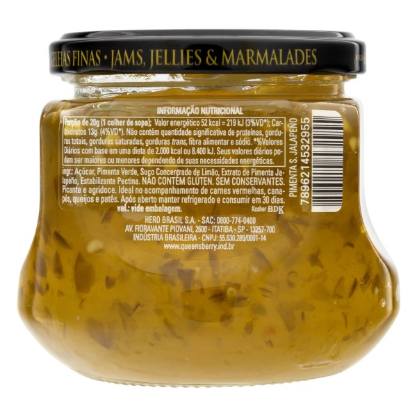 Encontraproduto.com.br - Geleia Queensberry Pimenta Verde 320g