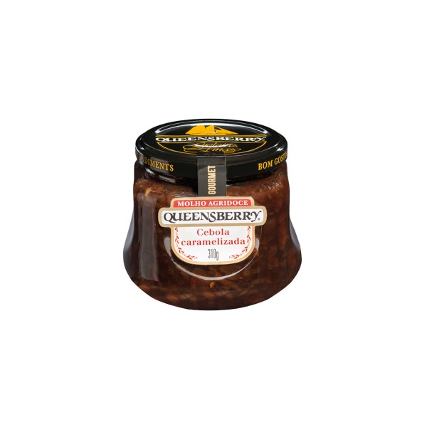 Encontraproduto.com.br - GELEIA QUEENSBERRY GOURMET VD 310G CEBOLA CARAMEL