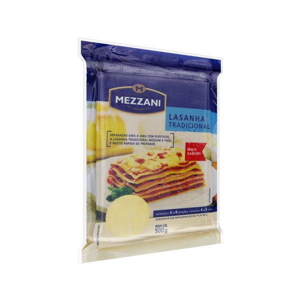 Encontraproduto.com.br - LASANHA MEZZANI FACIL 500G