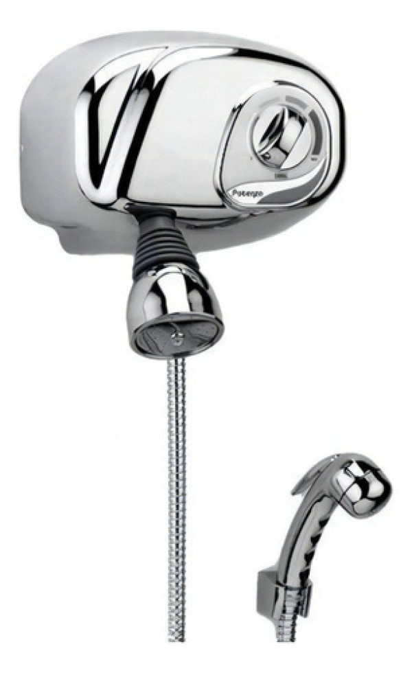 Encontraproduto.com.br - Ducha  Potenza Pressurizada com Desviador Cromada AQ036 220v Cardal