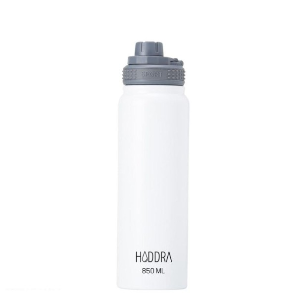 Encontraproduto.com.br - Garrafa Térmica H100 Inox com Infusor Branca 850ml Hiddra