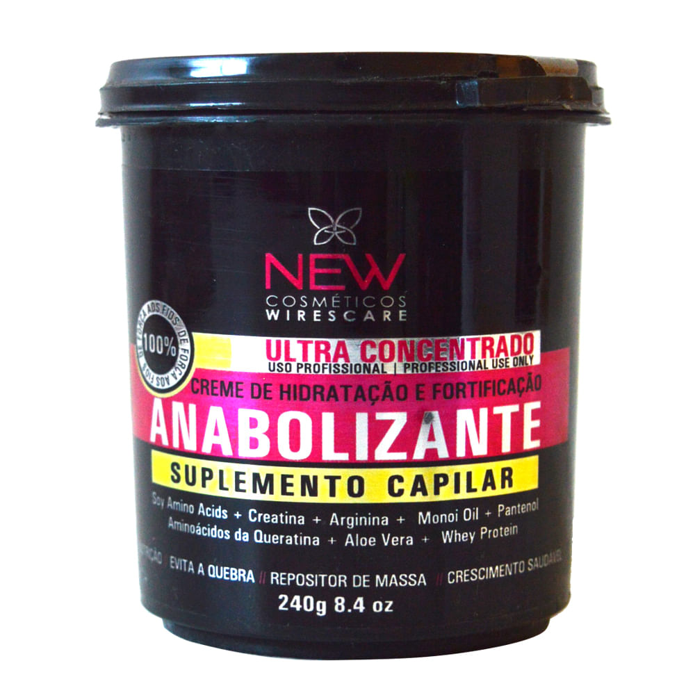Anabolizante Suplemento Capilar New Cosméticos 240g