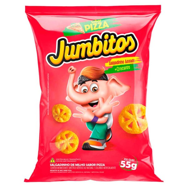 Encontraproduto.com.br - Salgadinho Jumbitos Pizza 55g