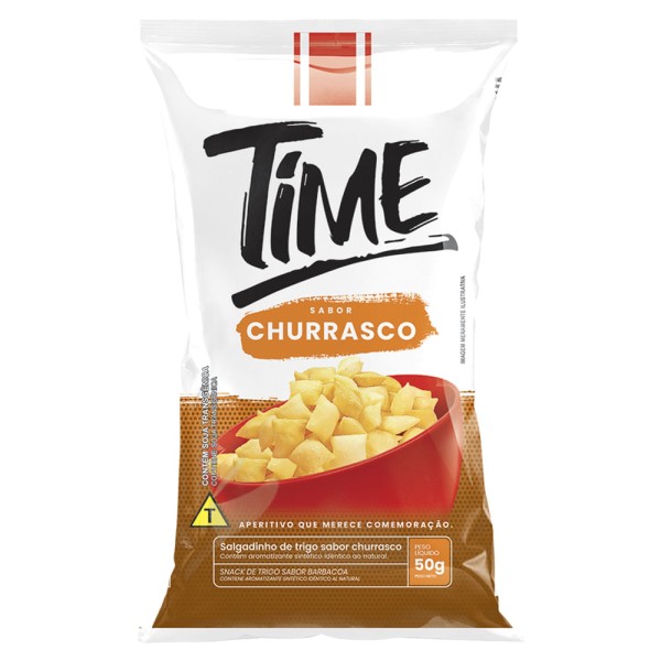 Encontraproduto.com.br - Salgadinho Time Churrasco Pacote com 50g