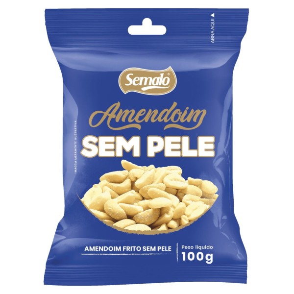 Encontraproduto.com.br - Amendoim Semalo Sem Pele 100g