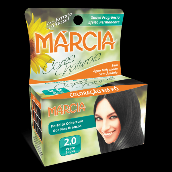 Tintura Pó Márcia Preto Suave 2.0