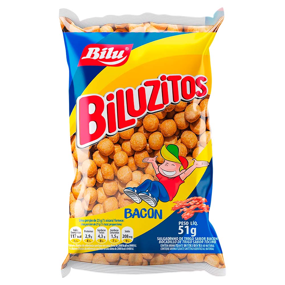 Encontraproduto.com.br - Salgadinho Biluzitos Bacon 41g