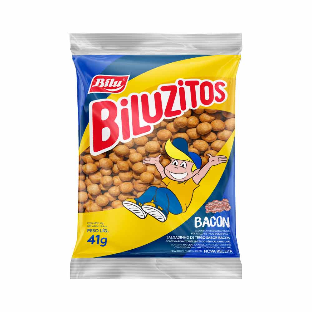 Encontraproduto.com.br - Salgadinho Biluzitos Bacon 41g