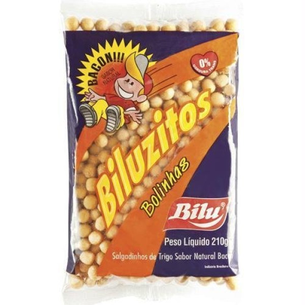 Encontraproduto.com.br - Salgadinho Bilu Biluzitos Paconte Bacon Pacote 210G