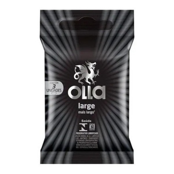 Preservativo Olla Large 3 Unidades
