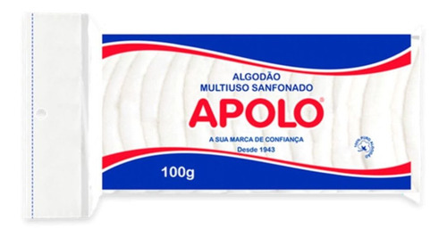 Encontraproduto.com.br - Algodão Hidrófilo Apolo Multiuso com 100g