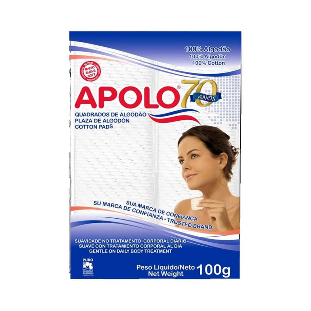 Encontraproduto.com.br - Algodao 100g Quadrado - Apolo