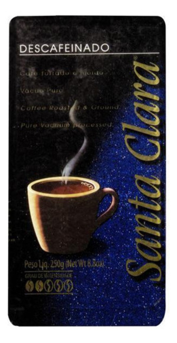 Café Santa Clara Vácuo Descafeinado 250g