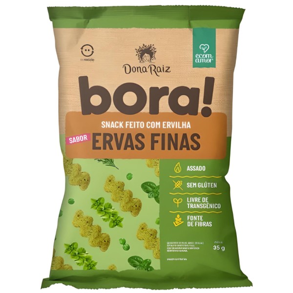 Encontraproduto.com.br - Snack Dona Raiz Bora Ervas Finas 35g