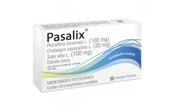 Encontraproduto.com.br - Pasalix Marjan 100mg+ 30mg+ 100mg com 20 comprimidos