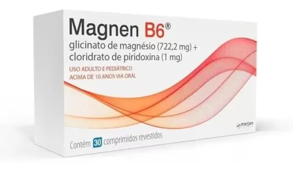 Magnen B6 Marjan Farma Caixa 30 Comprimidos Revestidos