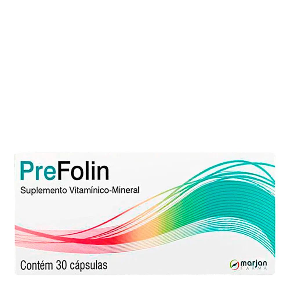 Encontraproduto.com.br - Prefolin Cápsula - Caixa com 30 Cápsulas