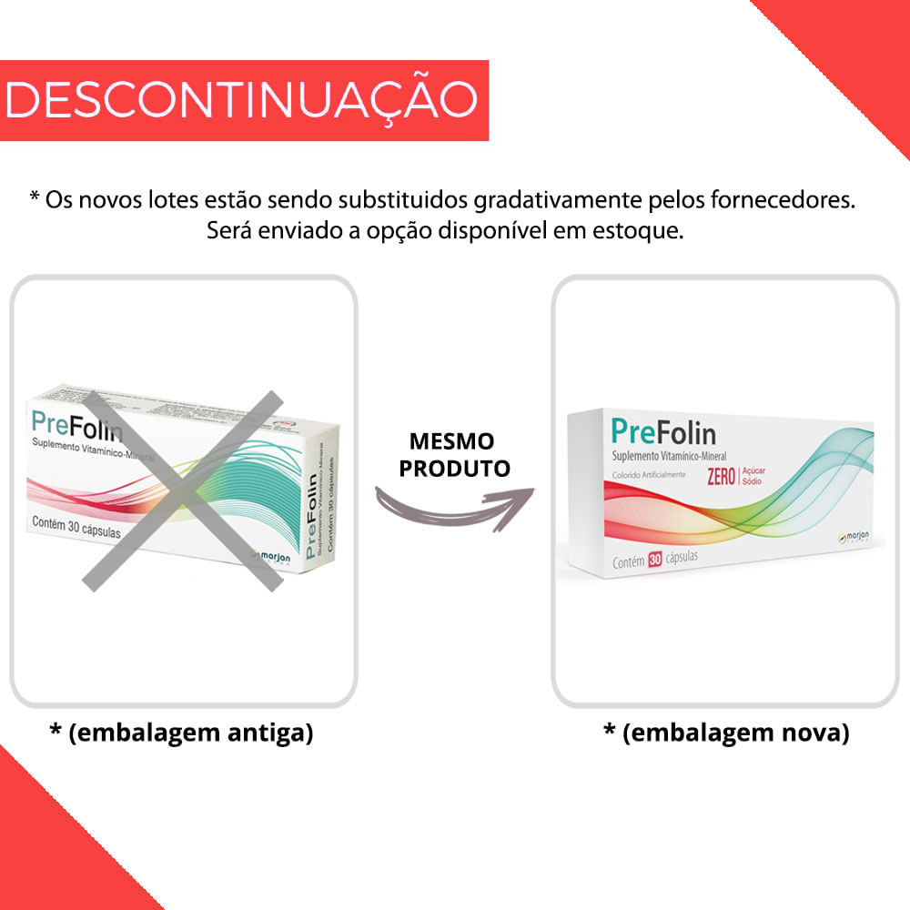 Encontraproduto.com.br - Prefolin Cápsula - Caixa com 30 Cápsulas