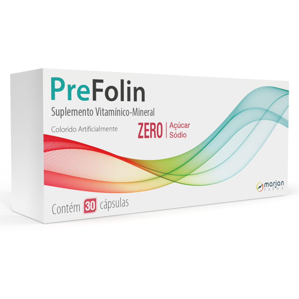 Encontraproduto.com.br - Prefolin Cápsula - Caixa com 30 Cápsulas