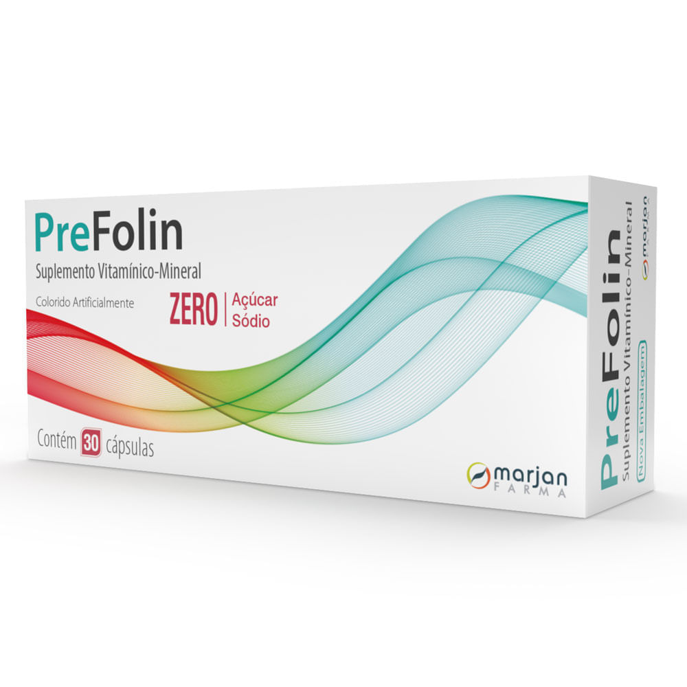 Encontraproduto.com.br - Prefolin Cápsula - Caixa com 30 Cápsulas
